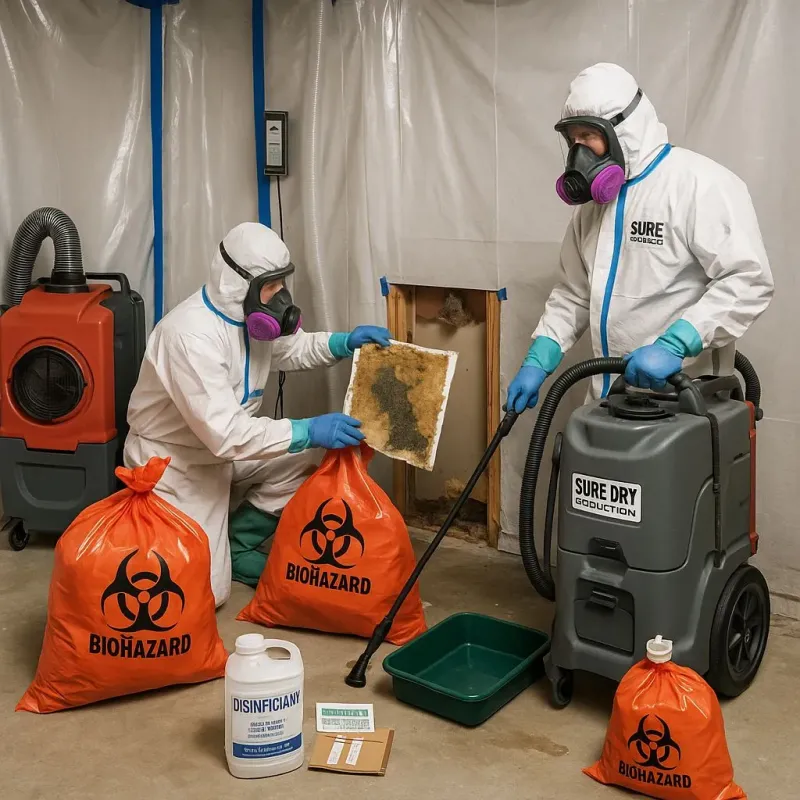 Contaminated Water Handling Protocols process in Eden, NC