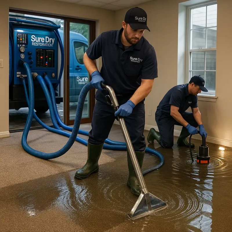 Water Extraction and Removal process in Eden, NC